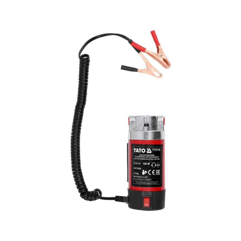 Насос для откачки масла из электродвигателя 12V YT-07140 F-2