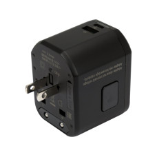 Адаптер с встроенным зарядным устройством с двумя портами USB и технологией быстрой зарядки YATO YT-81300