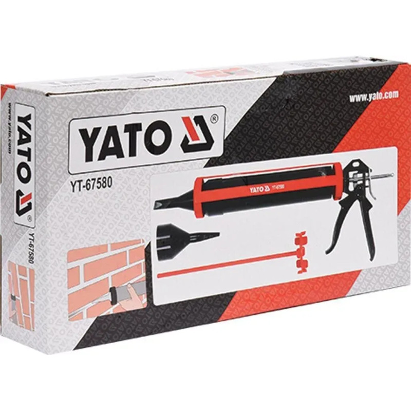 Пистолет для затирки швов со сменными насадками YATO YT-67580 B-1