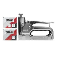 Степлер с регулятором силы для скоб и гвоздей YATO YT-7000