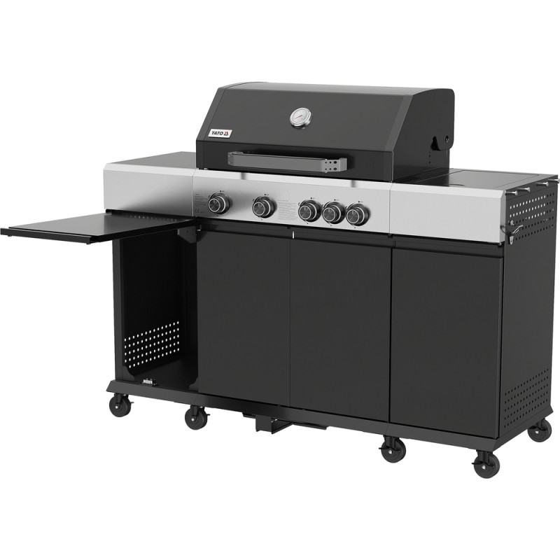 Газовий гриль YATO YG-20037 Mini Kitchen 4+1, 14,5 кВт