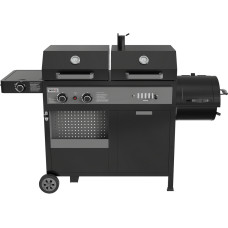 Комбінований гриль YATO YG-20038 4-в-1, газ, вугілля, коптильня, 10 кВт
