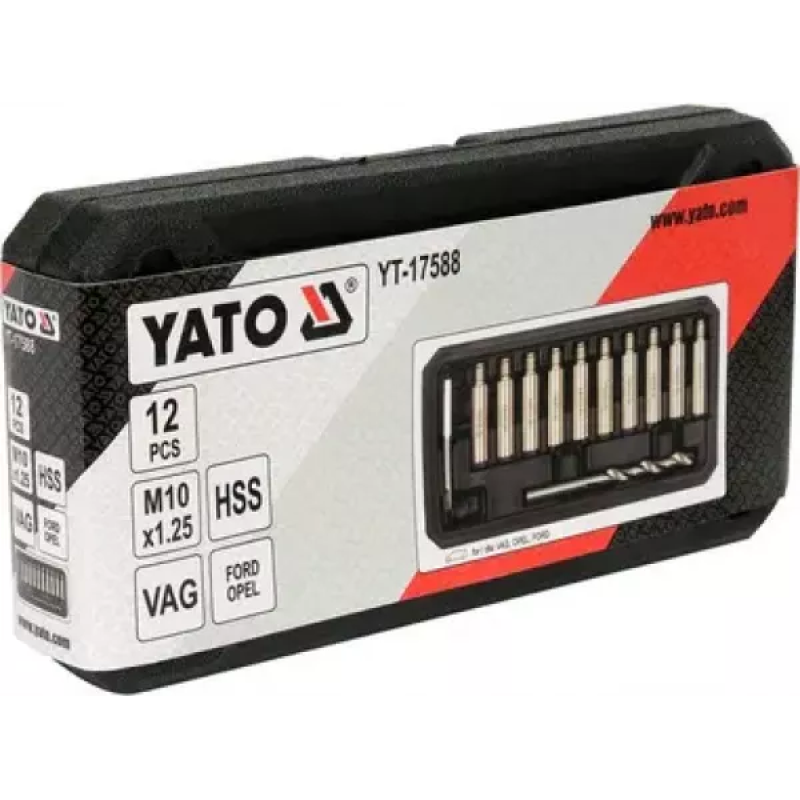 Ремкомплект направляючої гальмівного супорта 12 шт YATO YT-17588   D-4