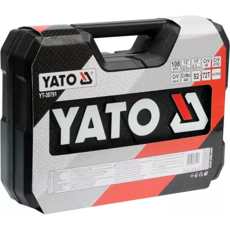 Професійний набір інструментів 108 предметів YATO YT-38791 А-2