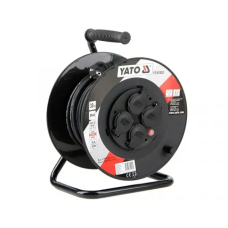 Удлинитель на катушке 30 метров 4 розетки YATO YT-81053 C-5