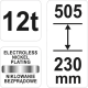 Пляшковий домкрат 12 тонн YATO YT-17045