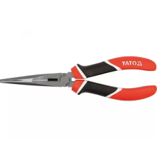 Плоскогубцы удлиненные прямые 200 мм, трехцветные ручки YATO YT-1944