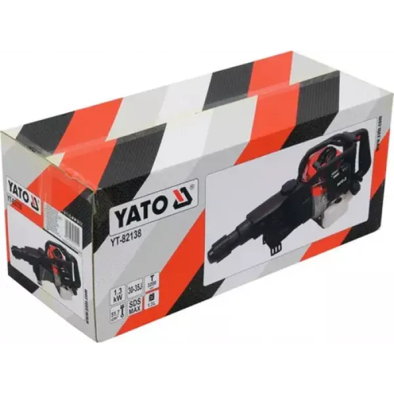 Перфоратор бензиновий SDS-MAX 45 Дж YATO YT-82138