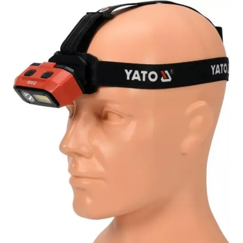 Налобный фонарь аккумуляторный 800 Лм YATO YT-08594