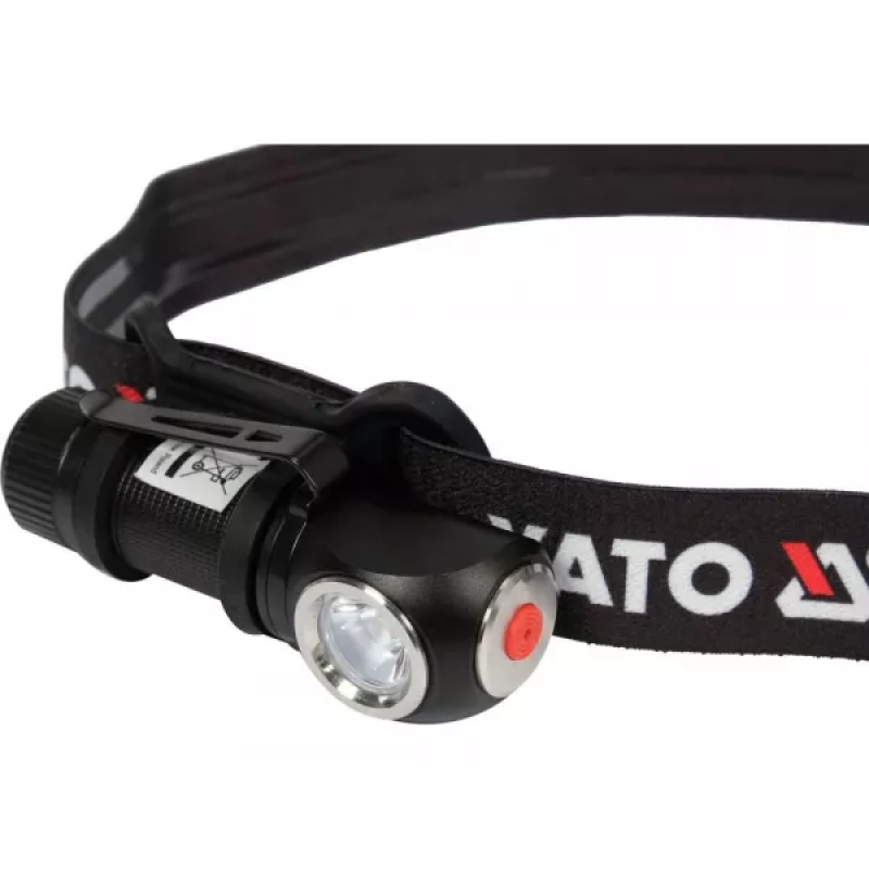 Налобный фонарь аккумуляторный 2в1 350Лм YATO YT-08597