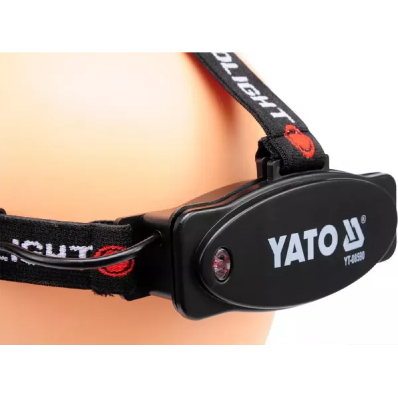 Налобный фонарь 3 Вт YATO YT-08590