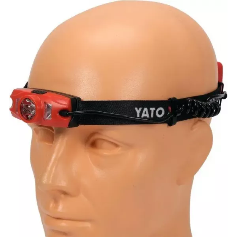 Налобний акумуляторний ліхтар 500 лм YATO YT-08596