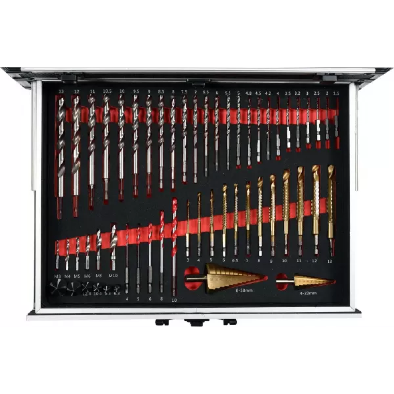 Набір шуроповерт-дриль + свердла 126 предметів YATO YT-44250