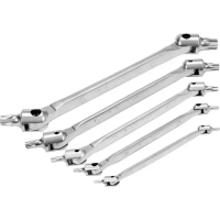 Набір ключів TORX шарнірних двосторонніх T15-T60 5 ел YATO YT-05320