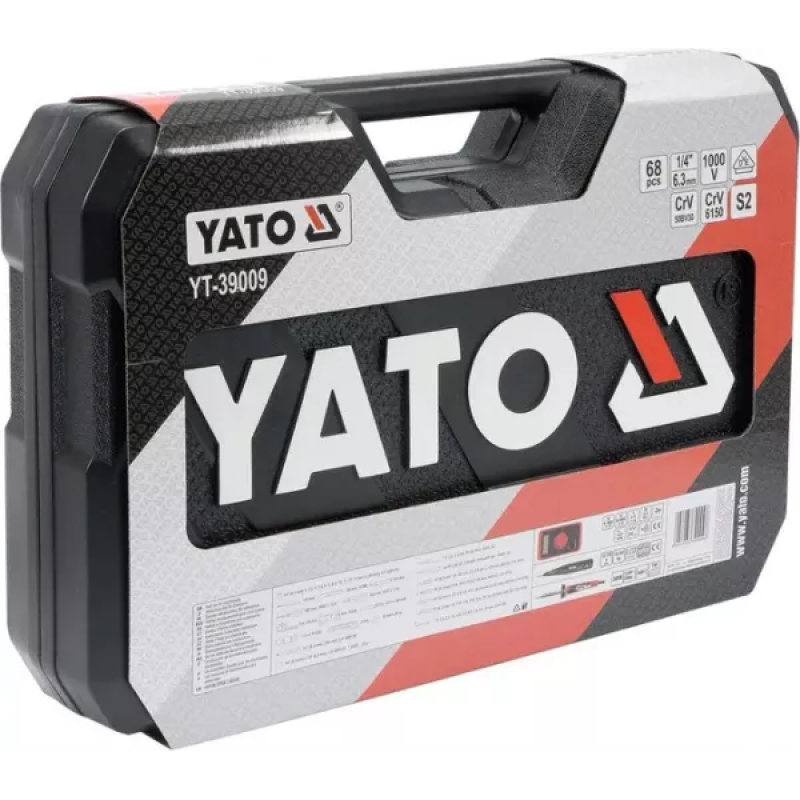 Набір інструментів електрика 68 предметів професійний YATO YT-39009 А-2