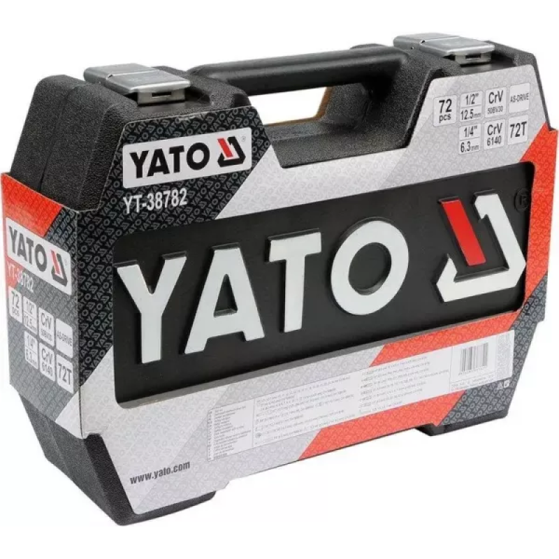 Набор инструментов 72 предмета YATO YT-38782