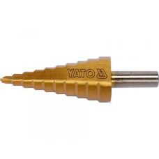 Конусное ступенчатое сверло 4-22 мм YATO YT-44741 D-3
