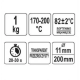 Клейові стрижні 11,2 мм, L=200 мм, (1 кг) YATO YT-82430 G-1