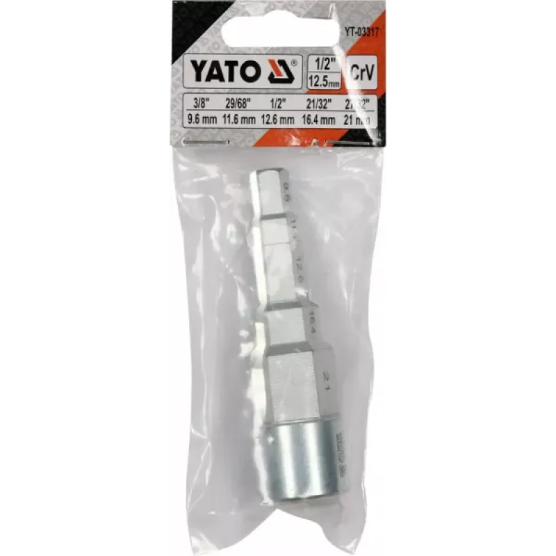 Квадратний ключ 1/2" YATO YT-03317 D-3