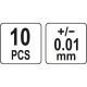 Инструмент для регулировки ТНВД Bosch 10 предметов YATO YT-05337 А-5