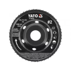 Диск-фреза выпуклый шлифовальный 120х12 мм №2 для УШМ YATO YT-59183