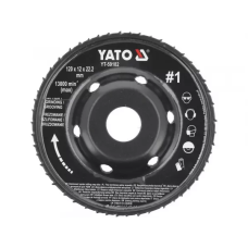 Диск-фреза выпуклый шлифовальный 120х12 мм №1 для УШМ YATO YT-59182