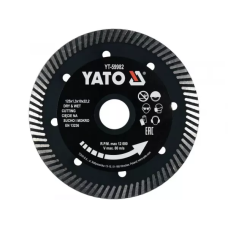 Алмазный отрезной диск TURBO 125 мм YATO YT-59982
