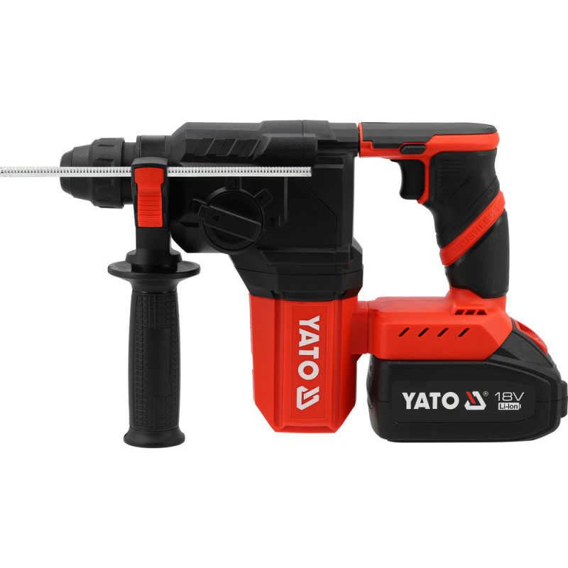 Акумуляторний перфоратор YATO YT-827722 SDS-Plus 18 В, безщітковий, 2,5 Дж