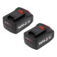 Аккумуляторный перфоратор YATO YT-827724 SDS-Plus 18 В, бесщеточный, 2,8 Дж
