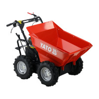 Бензиновий самоскид YATO YT-86115 з двигуном LONCIN G200F, вантажопідйомність 300 кг