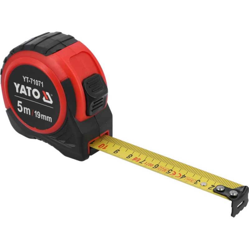 Рулетка стальная 5м х 19мм YATO YT-71071