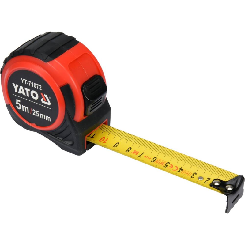 Рулетка стальная 5м х 25мм YATO YT-71072