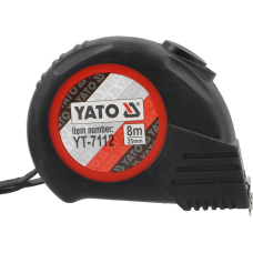 Рулетка стальная 8м х 25мм YATO YT-7112