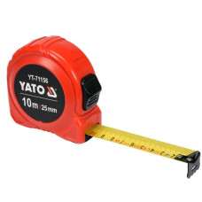 Рулетка стальная 10м х 25мм YATO YT-71156